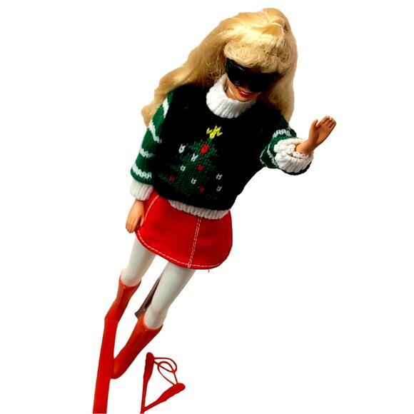 1996 Holiday Season Barbie Special Edition With Red Boots - Picture 7 of 8